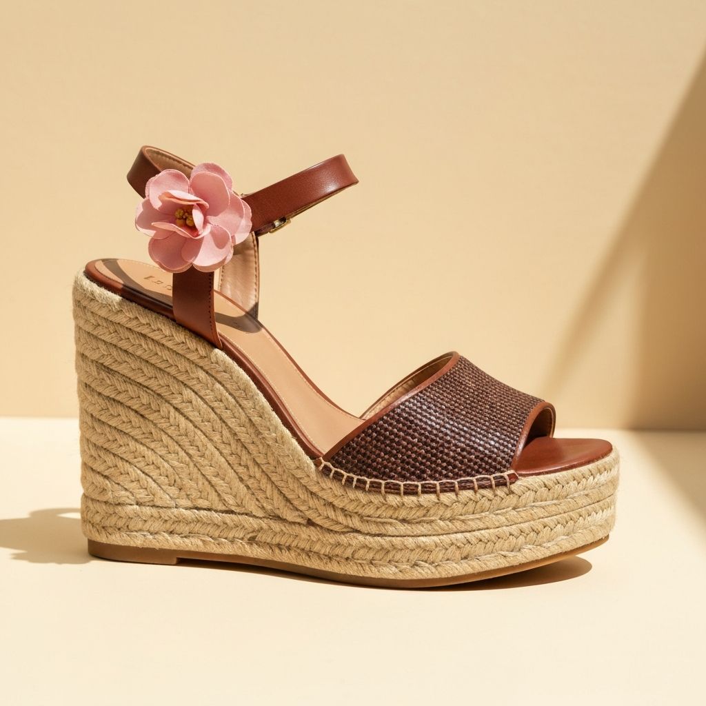 Espadrille Platform Wedge Sandals