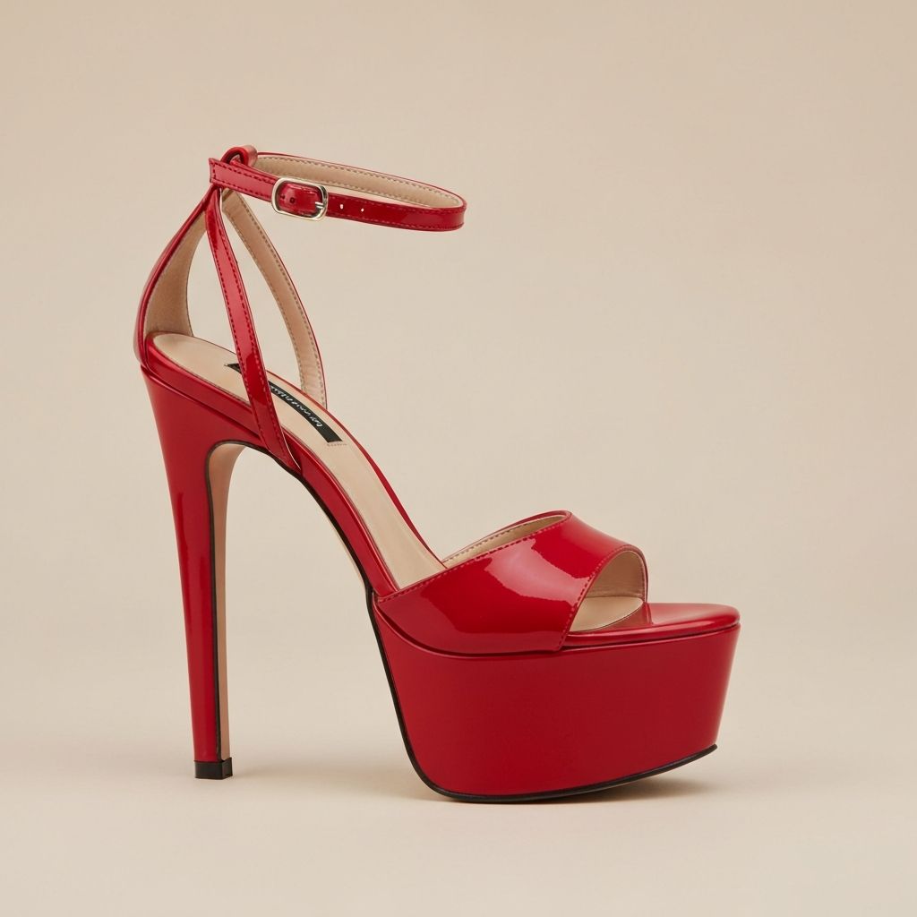Platform Round Toe High Heels